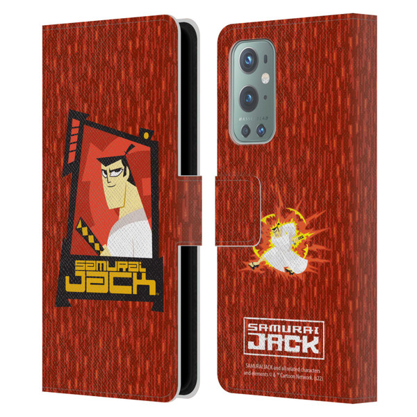 Samurai Jack Graphics Character Art 2 Leather Book Wallet Case Cover For OnePlus 9