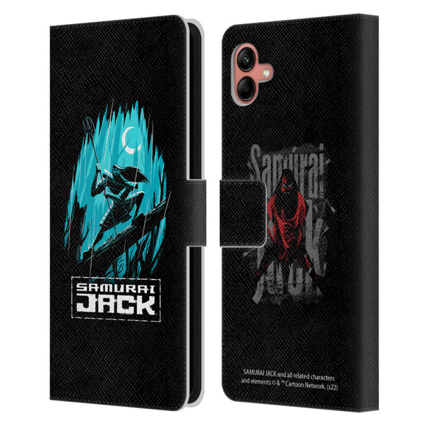 Samurai Jack Graphics Season 5 Poster Leather Book Wallet Case Cover For Samsung Galaxy A04 (2022)