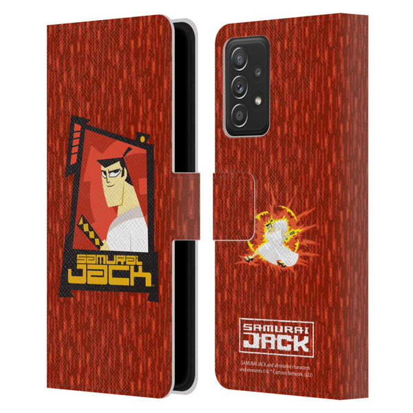 Samurai Jack Graphics Character Art 2 Leather Book Wallet Case Cover For Samsung Galaxy A53 5G (2022)