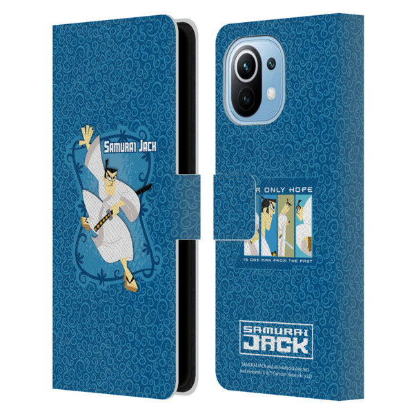 Samurai Jack Graphics Character Art 1 Leather Book Wallet Case Cover For Xiaomi Mi 11
