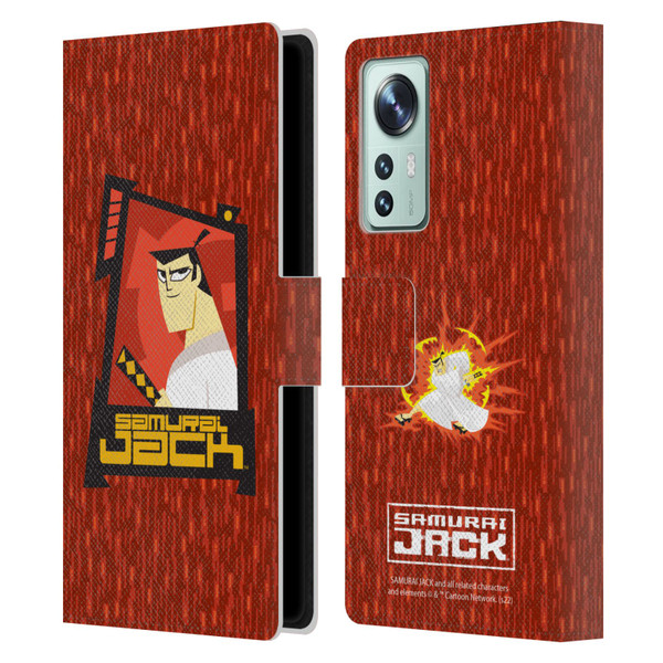 Samurai Jack Graphics Character Art 2 Leather Book Wallet Case Cover For Xiaomi 12