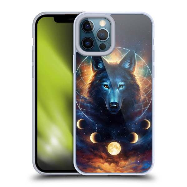 Jonas "JoJoesArt" Jödicke Wildlife 2 Dreamcatcher Wolf Soft Gel Case for Apple iPhone 12 Pro Max