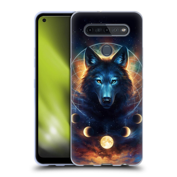 Jonas "JoJoesArt" Jödicke Wildlife 2 Dreamcatcher Wolf Soft Gel Case for LG K51S