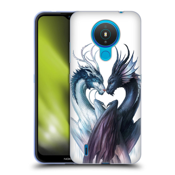 Jonas "JoJoesArt" Jödicke Wildlife 2 Yin And Yang Dragons Soft Gel Case for Nokia 1.4