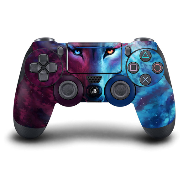 Jonas "JoJoesArt" Jödicke Art Mix Wolf Galaxy Vinyl Sticker Skin Decal Cover for Sony DualShock 4 Controller