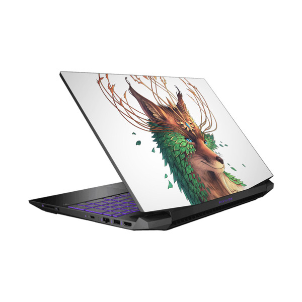 Jonas "JoJoesArt" Jödicke Wildlife Fox Coloured Vinyl Sticker Skin Decal Cover for HP Pavilion 15.6" 15-dk0047TX