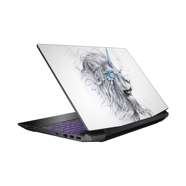 Jonas "JoJoesArt" Jödicke Wildlife 2 Lion Soul Vinyl Sticker Skin Decal Cover for HP Pavilion 15.6" 15-dk0047TX
