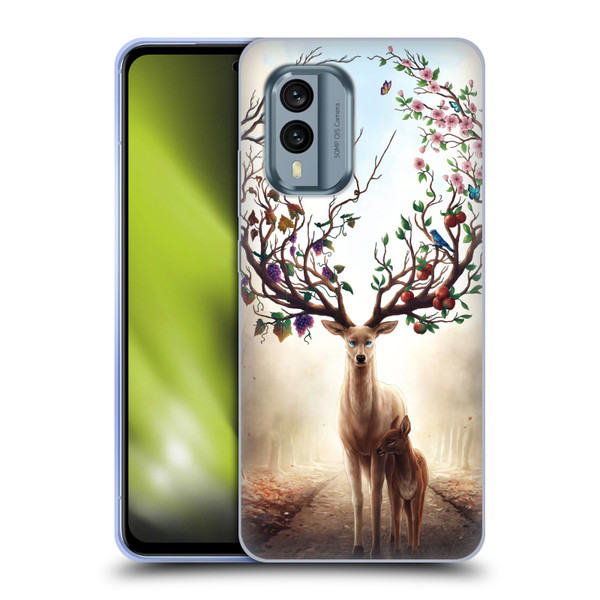 Jonas "JoJoesArt" Jödicke Wildlife Seasons Soft Gel Case for Nokia X30