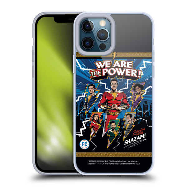 Shazam!: Fury Of The Gods Graphics Character Art Soft Gel Case for Apple iPhone 12 Pro Max