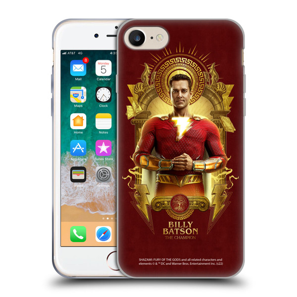 Shazam!: Fury Of The Gods Graphics Billy Soft Gel Case for Apple iPhone 7 / 8 / SE 2020 & 2022