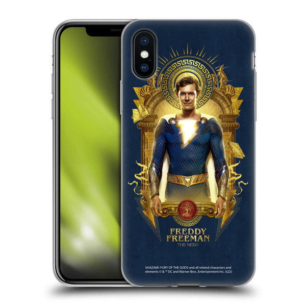 Shazam!: Fury Of The Gods Graphics Freddy Soft Gel Case for Apple iPhone X / iPhone XS