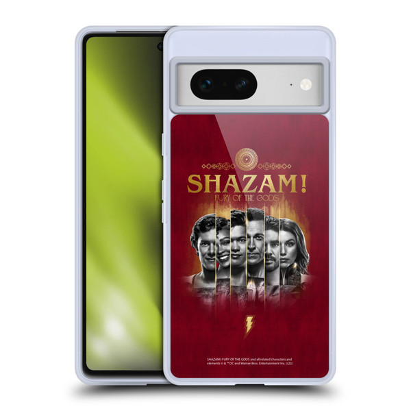 Shazam!: Fury Of The Gods Graphics Poster Soft Gel Case for Google Pixel 7