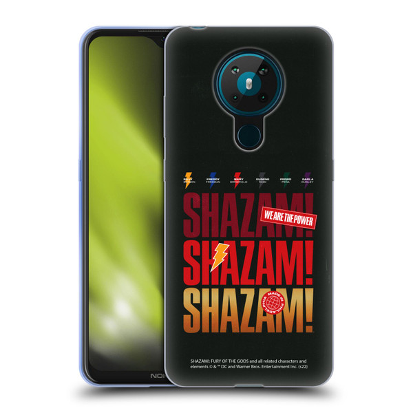 Shazam!: Fury Of The Gods Graphics Logo Soft Gel Case for Nokia 5.3