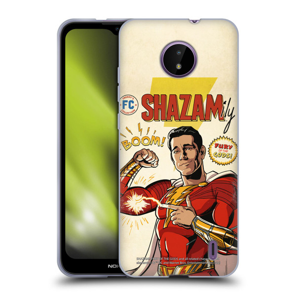 Shazam!: Fury Of The Gods Graphics Comic Soft Gel Case for Nokia C10 / C20