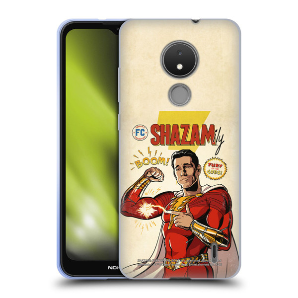 Shazam!: Fury Of The Gods Graphics Comic Soft Gel Case for Nokia C21