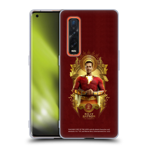 Shazam!: Fury Of The Gods Graphics Billy Soft Gel Case for OPPO Find X2 Pro 5G