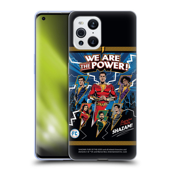 Shazam!: Fury Of The Gods Graphics Character Art Soft Gel Case for OPPO Find X3 / Pro