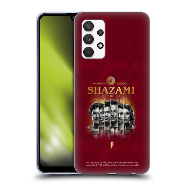 Shazam!: Fury Of The Gods Graphics Poster Soft Gel Case for Samsung Galaxy A32 (2021)