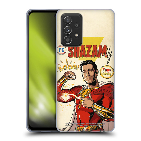 Shazam!: Fury Of The Gods Graphics Comic Soft Gel Case for Samsung Galaxy A52 / A52s / 5G (2021)