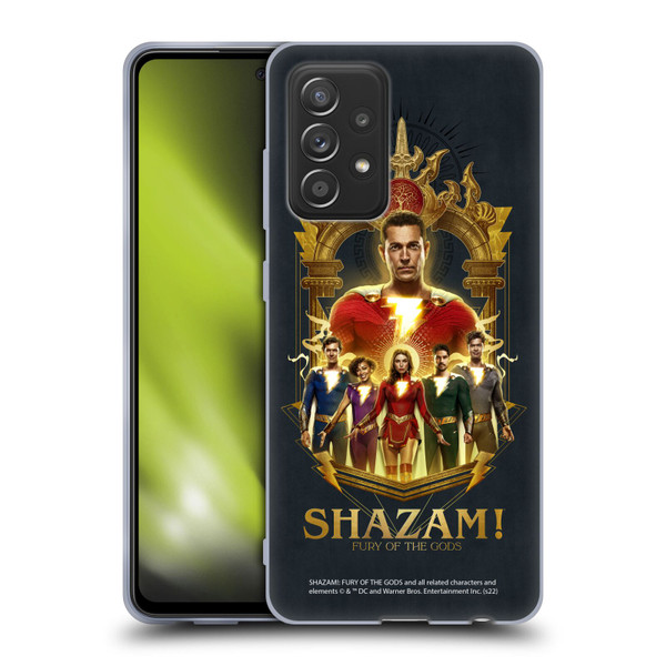 Shazam!: Fury Of The Gods Graphics Group Soft Gel Case for Samsung Galaxy A52 / A52s / 5G (2021)