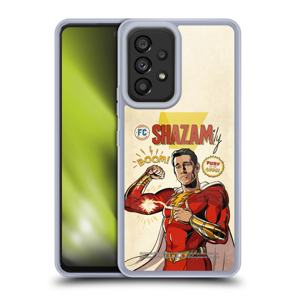 Shazam!: Fury Of The Gods Graphics Comic Soft Gel Case for Samsung Galaxy A53 5G (2022)