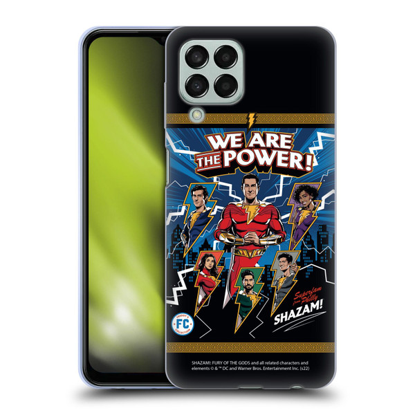 Shazam!: Fury Of The Gods Graphics Character Art Soft Gel Case for Samsung Galaxy M33 (2022)