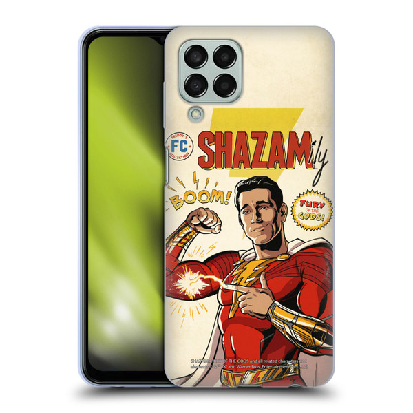 Shazam!: Fury Of The Gods Graphics Comic Soft Gel Case for Samsung Galaxy M33 (2022)