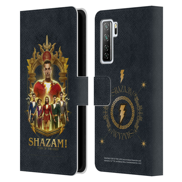 Shazam!: Fury Of The Gods Graphics Group Leather Book Wallet Case Cover For Huawei Nova 7 SE/P40 Lite 5G