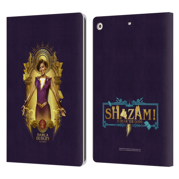 Shazam!: Fury Of The Gods Graphics Darla Leather Book Wallet Case Cover For Apple iPad 10.2 2019/2020/2021