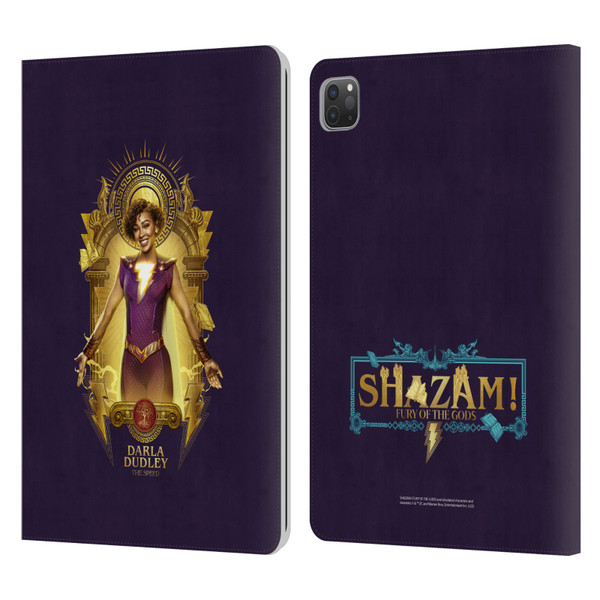 Shazam!: Fury Of The Gods Graphics Darla Leather Book Wallet Case Cover For Apple iPad Pro 11 2020 / 2021 / 2022