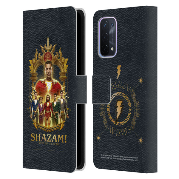 Shazam!: Fury Of The Gods Graphics Group Leather Book Wallet Case Cover For OPPO A54 5G