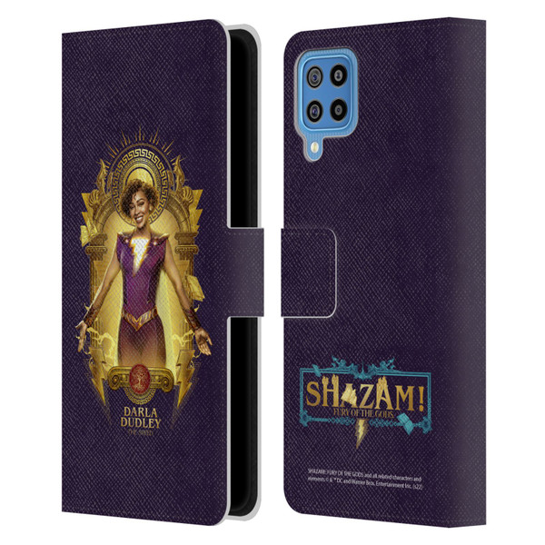 Shazam!: Fury Of The Gods Graphics Darla Leather Book Wallet Case Cover For Samsung Galaxy F22 (2021)