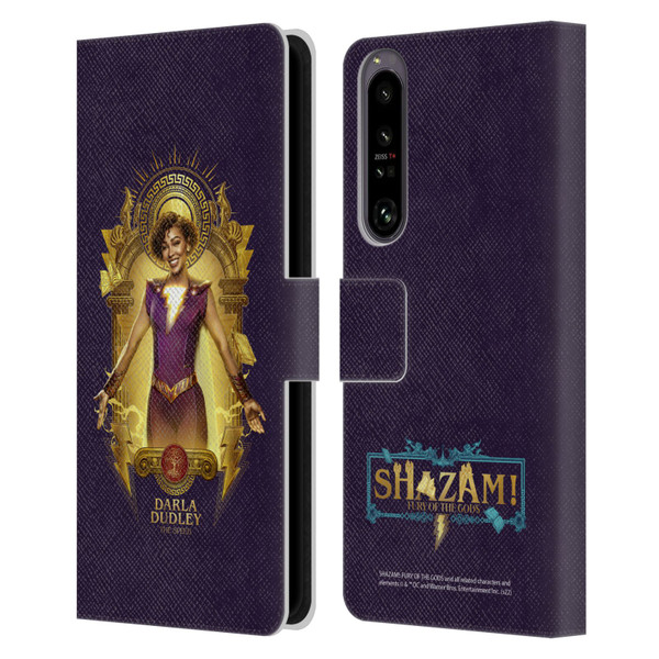 Shazam!: Fury Of The Gods Graphics Darla Leather Book Wallet Case Cover For Sony Xperia 1 IV