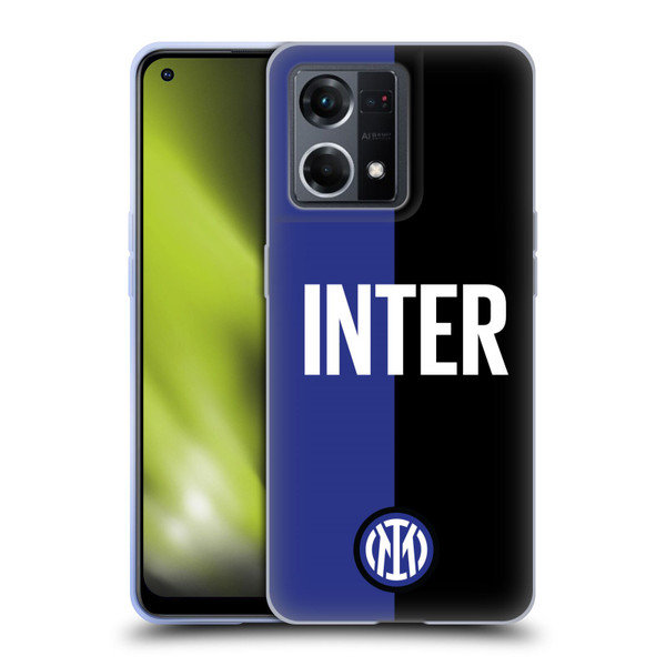 Fc Internazionale Milano Badge Inter Milano Logo Soft Gel Case for OPPO Reno8 4G