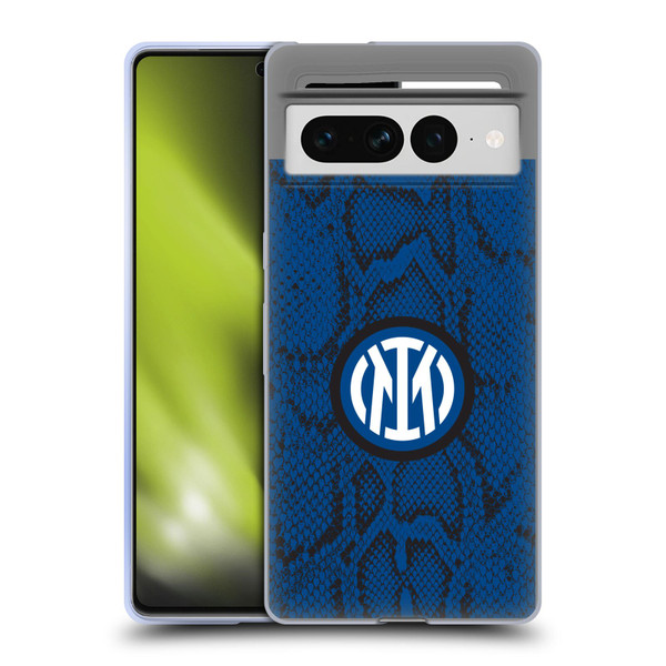 Fc Internazionale Milano Patterns Snake Soft Gel Case for Google Pixel 7 Pro