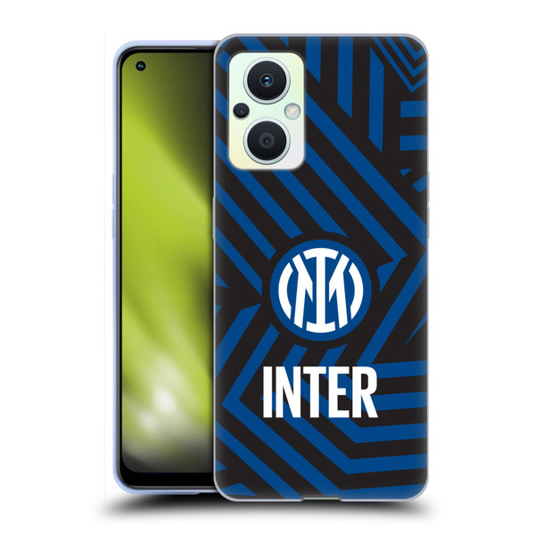 Fc Internazionale Milano Patterns Abstract 1 Soft Gel Case for OPPO Reno8 Lite