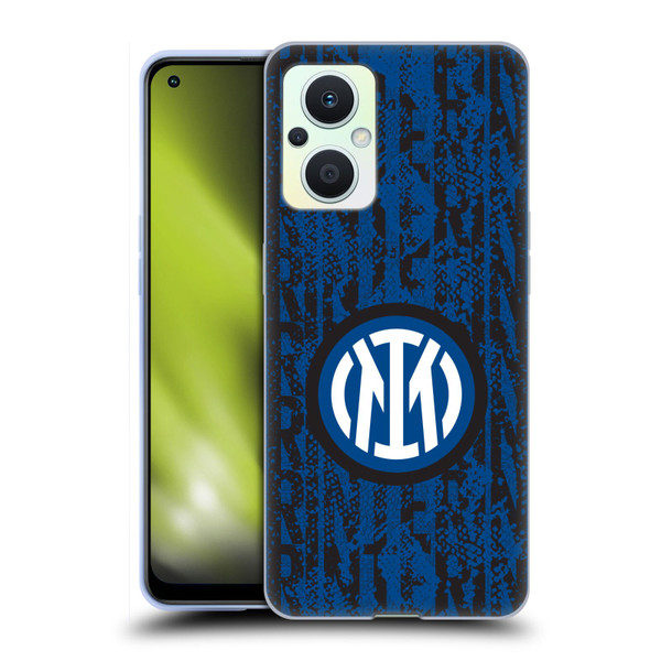 Fc Internazionale Milano Patterns Snake Wordmark Soft Gel Case for OPPO Reno8 Lite