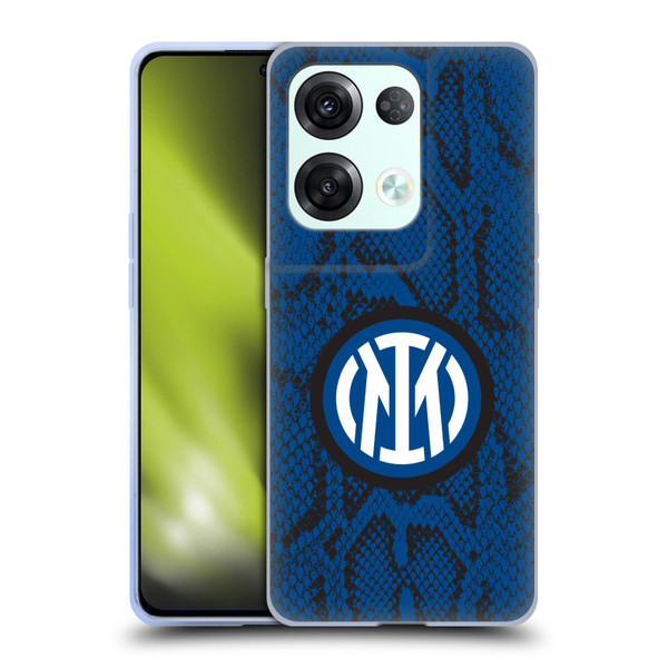 Fc Internazionale Milano Patterns Snake Soft Gel Case for OPPO Reno8 Pro