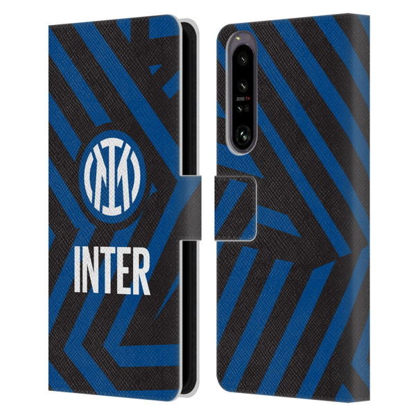 Fc Internazionale Milano Patterns Abstract 1 Leather Book Wallet Case Cover For Sony Xperia 1 IV
