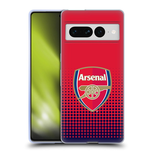 Arsenal FC Crest 2 Fade Soft Gel Case for Google Pixel 7 Pro