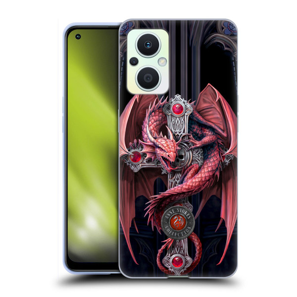 Anne Stokes Dragons Gothic Guardians Soft Gel Case for OPPO Reno8 Lite