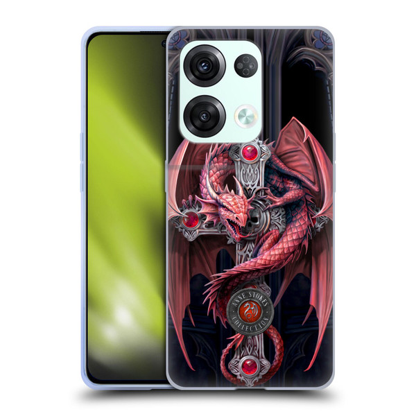 Anne Stokes Dragons Gothic Guardians Soft Gel Case for OPPO Reno8 Pro