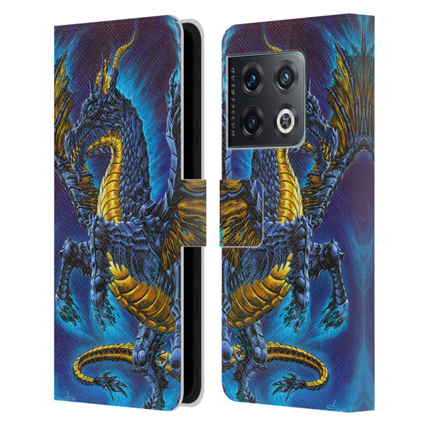 Ed Beard Jr Dragons Mare Leather Book Wallet Case Cover For OnePlus 10 Pro
