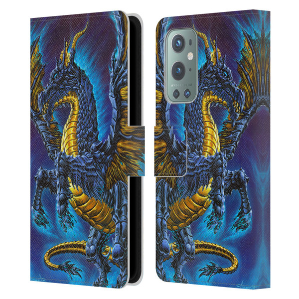 Ed Beard Jr Dragons Mare Leather Book Wallet Case Cover For OnePlus 9
