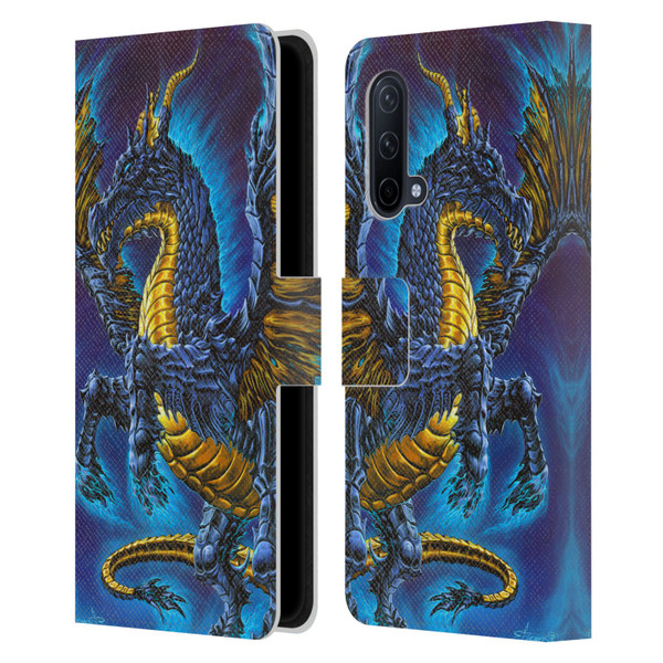 Ed Beard Jr Dragons Mare Leather Book Wallet Case Cover For OnePlus Nord CE 5G