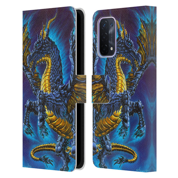 Ed Beard Jr Dragons Mare Leather Book Wallet Case Cover For OPPO A54 5G