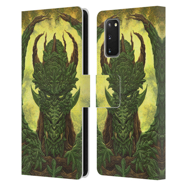 Ed Beard Jr Dragons Green Guardian Greenman Leather Book Wallet Case Cover For Samsung Galaxy S20 / S20 5G