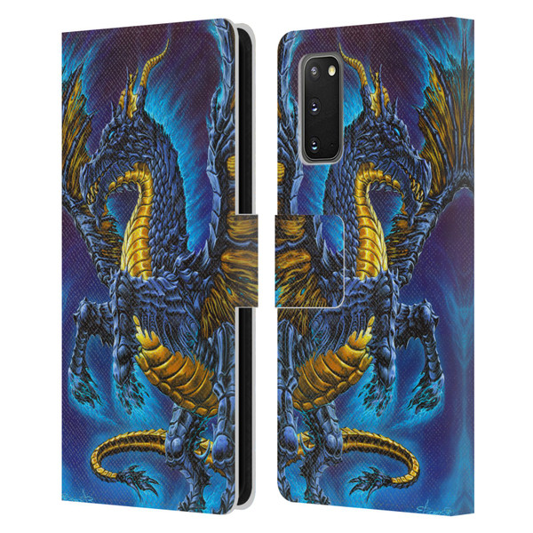 Ed Beard Jr Dragons Mare Leather Book Wallet Case Cover For Samsung Galaxy S20 / S20 5G