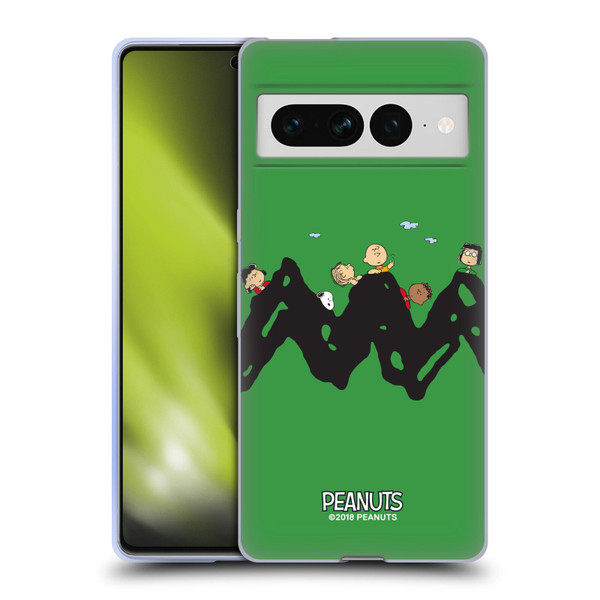 Peanuts Characters Group Soft Gel Case for Google Pixel 7 Pro