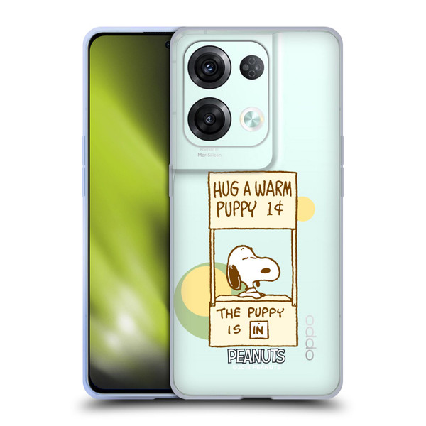 Peanuts Snoopy Hug Warm Soft Gel Case for OPPO Reno8 Pro